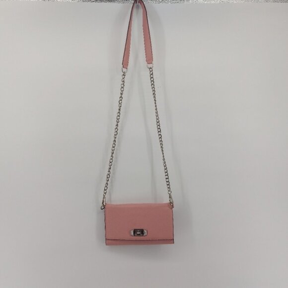 REBECCA MINKOFF Pink Love In Charge Chain Crossbody Organizer Wallet - Picture 8 of 8